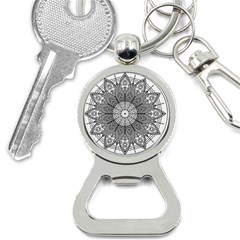 Mandala Meditation Zen Flower Yoga Bottle Opener Key Chain by Wegoenart