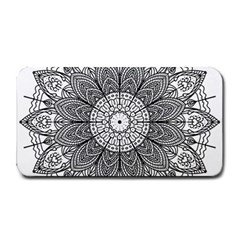 Mandala Meditation Zen Flower Yoga Medium Bar Mats by Wegoenart