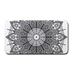 Mandala Meditation Zen Flower Yoga Medium Bar Mats 16 x8.5  Bar Mat