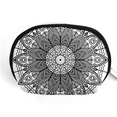 Mandala Meditation Zen Flower Yoga Accessory Pouch (medium) by Wegoenart