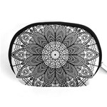 Mandala Meditation Zen Flower Yoga Accessory Pouch (Medium) Front