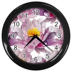 Seamless Repeating Tiling Tileable Wall Clock (black)