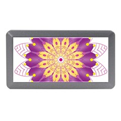 Mandala Stained Flower Drawing Memory Card Reader (mini) by Wegoenart