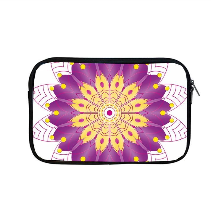 Mandala Stained Flower Drawing Apple MacBook Pro 13  Zipper Case