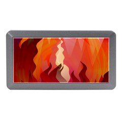 Fire Abstract Cartoon Red Hot Memory Card Reader (mini) by Wegoenart