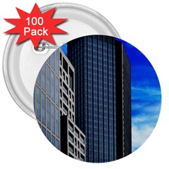 Architecture Frankfurt Houses 3  Buttons (100 Pack)  by Wegoenart