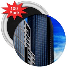 Architecture Frankfurt Houses 3  Magnets (100 Pack) by Wegoenart