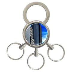 Architecture Frankfurt Houses 3-ring Key Chain by Wegoenart