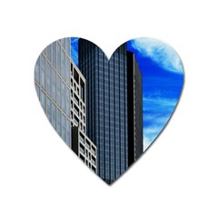 Architecture Frankfurt Houses Heart Magnet by Wegoenart