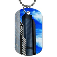 Architecture Frankfurt Houses Dog Tag (two Sides) by Wegoenart