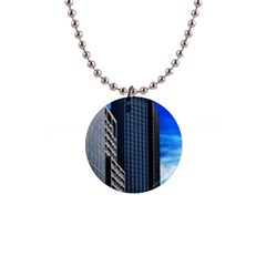 Architecture Frankfurt Houses 1  Button Necklace by Wegoenart