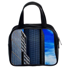 Architecture Frankfurt Houses Classic Handbag (two Sides) by Wegoenart