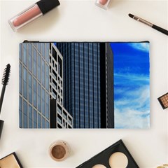 Architecture Frankfurt Houses Cosmetic Bag (large) by Wegoenart