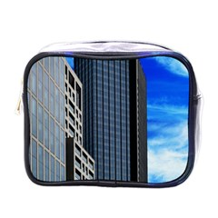 Architecture Frankfurt Houses Mini Toiletries Bag (one Side) by Wegoenart