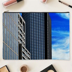 Architecture Frankfurt Houses Cosmetic Bag (xxxl) by Wegoenart