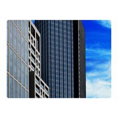 Architecture Frankfurt Houses Double Sided Flano Blanket (mini)  by Wegoenart