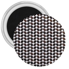 Coffee Beans Pattern Illustrator 3  Magnets by Wegoenart