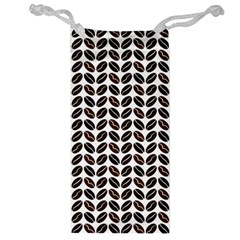 Coffee Beans Pattern Illustrator Jewelry Bag