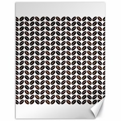 Coffee Beans Pattern Illustrator Canvas 18  X 24  by Wegoenart