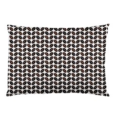 Coffee Beans Pattern Illustrator Pillow Case by Wegoenart