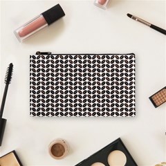 Coffee Beans Pattern Illustrator Cosmetic Bag (small) by Wegoenart