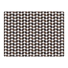 Coffee Beans Pattern Illustrator Double Sided Flano Blanket (mini)  by Wegoenart