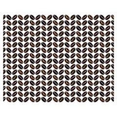 Coffee Beans Pattern Illustrator Double Sided Flano Blanket (medium)  by Wegoenart