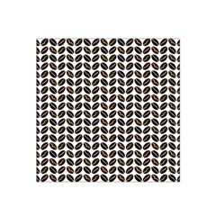 Coffee Beans Pattern Illustrator Satin Bandana Scarf by Wegoenart