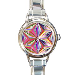 Seamless Repeating Tiling Tileable Abstract Round Italian Charm Watch