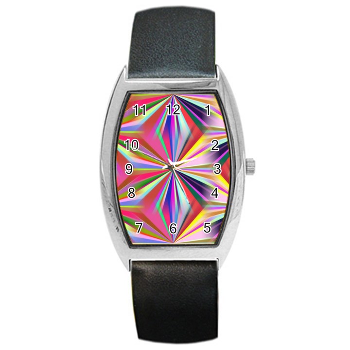 Seamless Repeating Tiling Tileable Abstract Barrel Style Metal Watch