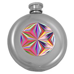 Seamless Repeating Tiling Tileable Abstract Round Hip Flask (5 Oz) by Wegoenart