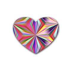 Seamless Repeating Tiling Tileable Abstract Heart Coaster (4 Pack)  by Wegoenart