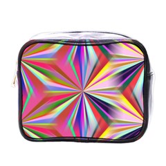 Seamless Repeating Tiling Tileable Abstract Mini Toiletries Bag (One Side)