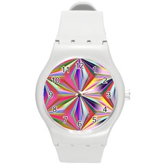 Seamless Repeating Tiling Tileable Abstract Round Plastic Sport Watch (m) by Wegoenart