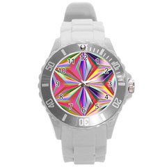 Seamless Repeating Tiling Tileable Abstract Round Plastic Sport Watch (l) by Wegoenart