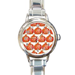 Seamless Repeating Tiling Tileable Round Italian Charm Watch by Wegoenart