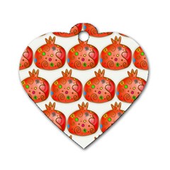 Seamless Repeating Tiling Tileable Dog Tag Heart (two Sides) by Wegoenart