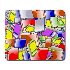 Books Pattern Reading Wallpaper Large Mousepads by Wegoenart