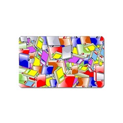 Books Pattern Reading Wallpaper Magnet (name Card) by Wegoenart