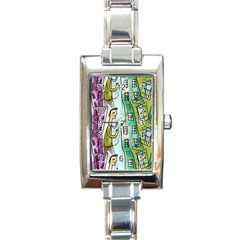 Seamless Repeating Tiling Tileable Rectangle Italian Charm Watch by Wegoenart