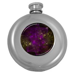 Apophysis Attractor Colours Digital Round Hip Flask (5 Oz) by Wegoenart