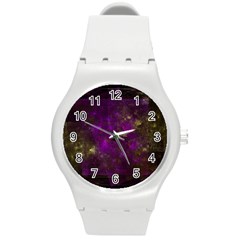 Apophysis Attractor Colours Digital Round Plastic Sport Watch (m) by Wegoenart