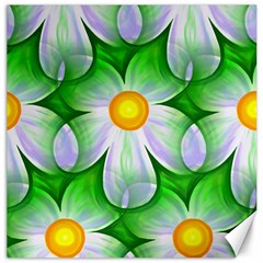 Seamless Repeating Tiling Tileable Flowers Canvas 16  X 16  by Wegoenart