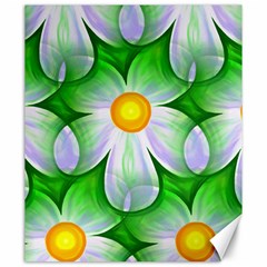 Seamless Repeating Tiling Tileable Flowers Canvas 20  X 24  by Wegoenart