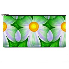 Seamless Repeating Tiling Tileable Flowers Pencil Cases by Wegoenart