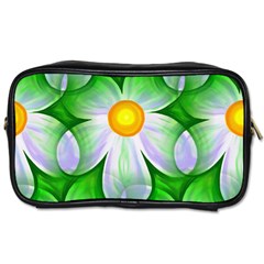 Seamless Repeating Tiling Tileable Flowers Toiletries Bag (two Sides) by Wegoenart