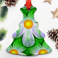 Seamless Repeating Tiling Tileable Flowers Ornament (christmas Tree)  by Wegoenart