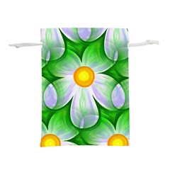 Seamless Repeating Tiling Tileable Flowers Lightweight Drawstring Pouch (m)