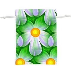 Seamless Repeating Tiling Tileable Flowers  Lightweight Drawstring Pouch (xl) by Wegoenart