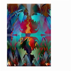 Background Sci Fi Fantasy Colorful Large Garden Flag (two Sides) by Wegoenart